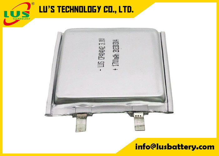 3V Lityum Pil Ultra Slim Piller 1700mAh CP404040 yumuşak paketli lityum metal pil hücresi