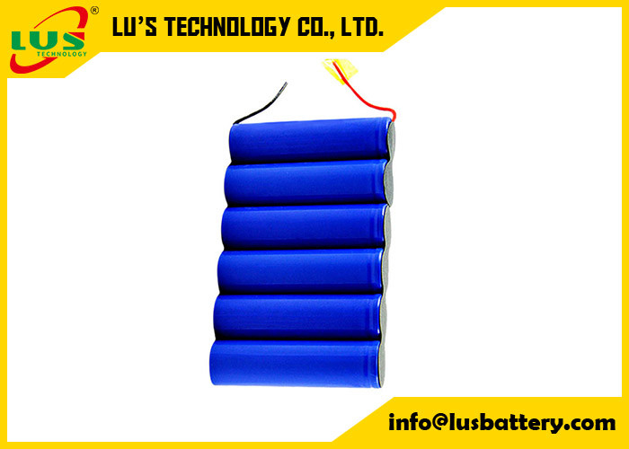 Yeniden şarj edilebilir Lityum İyon Pil Paketi 7.4V 6600mAh Lityum İyon Pil ICR18650 CELL ile yap