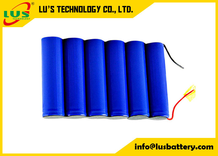 Yeniden şarj edilebilir Lityum İyon Pil Paketi 7.4V 6600mAh Lityum İyon Pil ICR18650 CELL ile yap