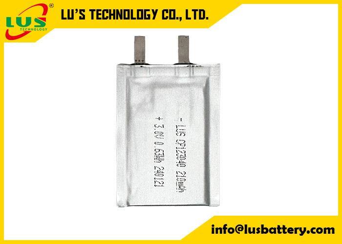 Cp123040 Ultra İnce Birincil Lityum Pil 3.0 Volt 210mAh Li-Mno2 pil özelleştirme