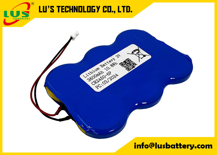 CR2450 paralel CR2450-6P Özel 3V lityum düğme hücre pil 3600mah siyon hücre