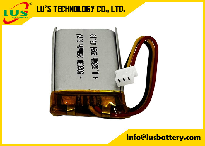 250mAh Lityum Polimer Pil LP502030 3.7V Li Polimer Pil LP502030 3.7V OEM