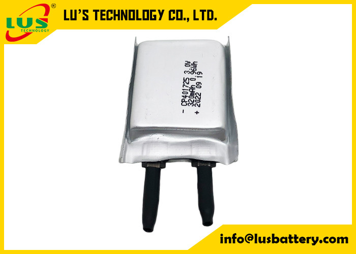 CP401725 Tek kullanımlık Li-MnO2 Cüzdan Pil 3.0V Ultra İnce LiMno2 Yumuşak Pil geçidi CB