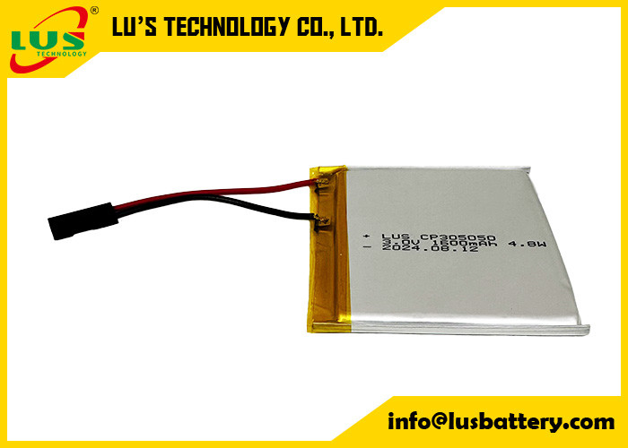 CP305050 Birincil Lityum Düz Pil Elektronik raf etiketleri için hücre 3v 1600mah lityum pil