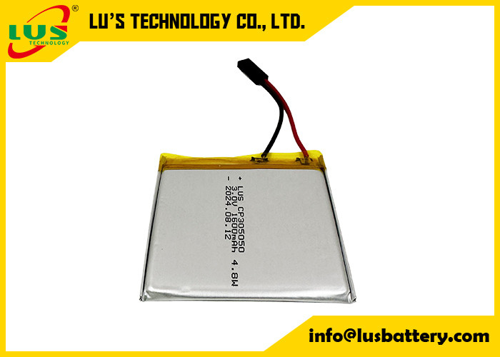 CP305050 Birincil Lityum Düz Pil Elektronik raf etiketleri için hücre 3v 1600mah lityum pil
