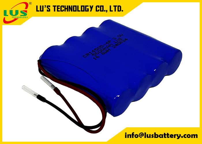 AA pil paketi CR14505-4P Birincil Lityum Pil CR14505 3.0 volt 5600mah Özellikler