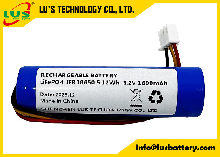 18650 Pil 1500mAh 3.2V Şarj edilebilir Lifepo4 Pil Paketi OEM IFR18650 1.5ah lityum pil