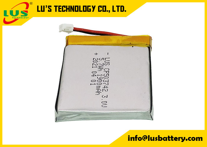 CP503742 3V 1900mAh Uzmanlıklı İnce Hücreli Lityum Pil 3 Volt Düz Lityum Pil 3V CP503742