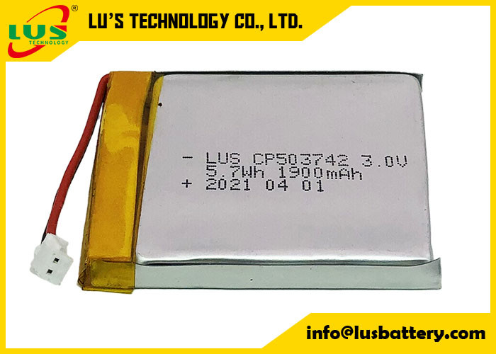 CP503742 3V 1900mAh Uzmanlıklı İnce Hücreli Lityum Pil 3 Volt Düz Lityum Pil 3V CP503742