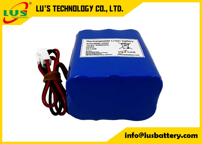 18650 3S2P 10.8V 5000mah Orijinal Lityum İyon Pil Paketi 11.1volt 5Ah 55.5wh Lityum Pil OEM