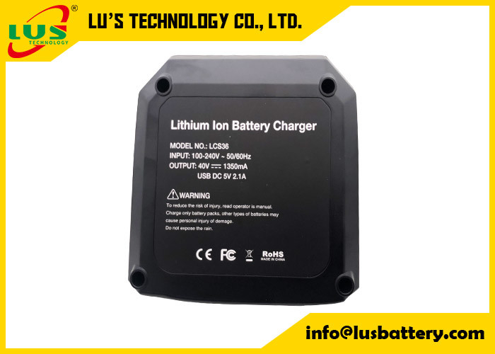 BD40V şarj cihazı LCS36 40v Max Hızlı şarj cihazı 1.35A Li-Ion pil şarj cihazı 36V 40V Hızlı şarj cihazı