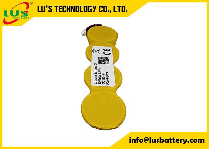 küçük boyutlu lityum pil 1200mah 3.0 volt Lityum düğme hücreli pil CR2430 1S4P pil paketi