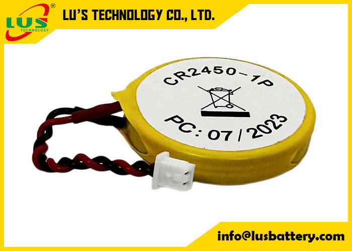 Elektronik Etiketler için lityum madeni para bataryaları CR2450 3v 600mah lityum madeni para hücresi bataryası OEM hizmeti