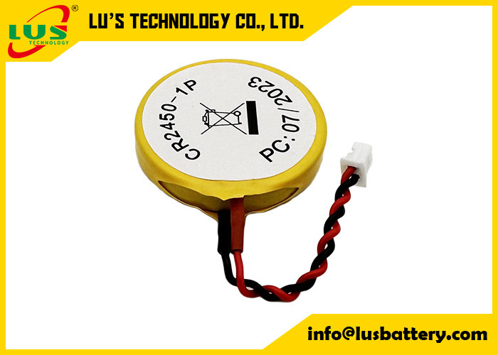 Elektronik Etiketler için lityum madeni para bataryaları CR2450 3v 600mah lityum madeni para hücresi bataryası OEM hizmeti