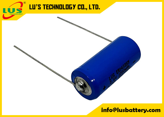 3.6V 2/3AA ER14335M Lityum Thionyl Chloride piller özel terminallerle ER14335M piller