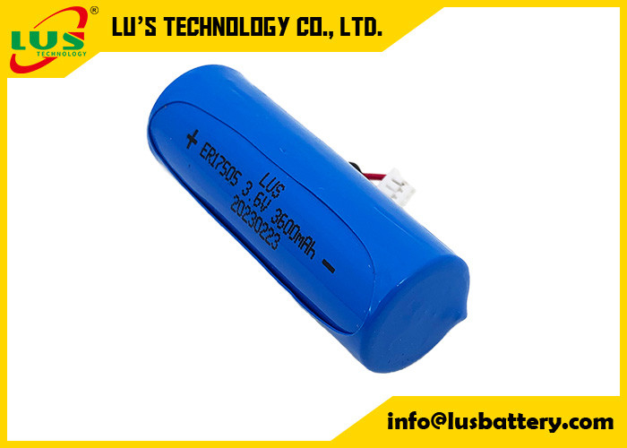 ER17500 3.6v 3600mAh birincil Lisocl2 pil 3.6v 3600mah PLC Lityum Pil Paketi OEM