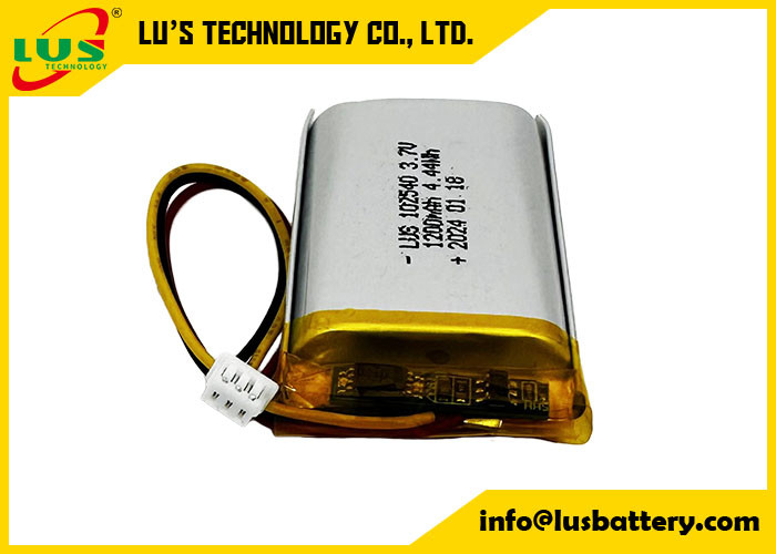 Lipolymer Pil 4.44Wh 3.7 V Lipo Piller 1200mAh LP102540 lityum pil 3.7Volt pil hücresi