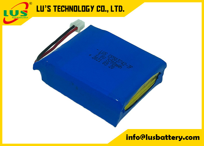 Özel 3.0V 5700mAh Yumuşak Birincil Lityum Pil Paketi CP503742-3P limno2 pil 3V