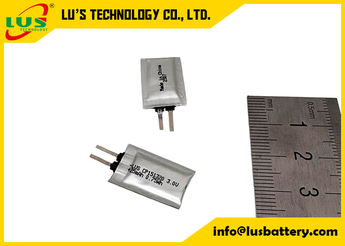 Ultra Thin Cell pil 3.0V 25mAh Cp151320 Birincil Lityum pil CP151220 limno2 pil