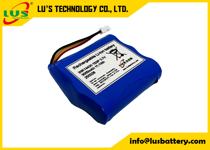 INR14430 3.7V 3000mah Lityum İyon Pil 1S3P şarj edilebilir li-ion pil takımı özel