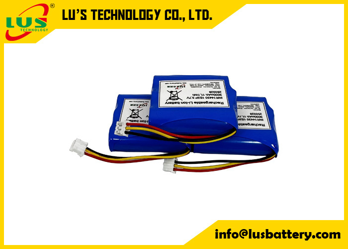 3.7V 3000mah şarj edilebilir pil 14430 1S3P lityum iyon pil takımı 3.6 volt pil OEM