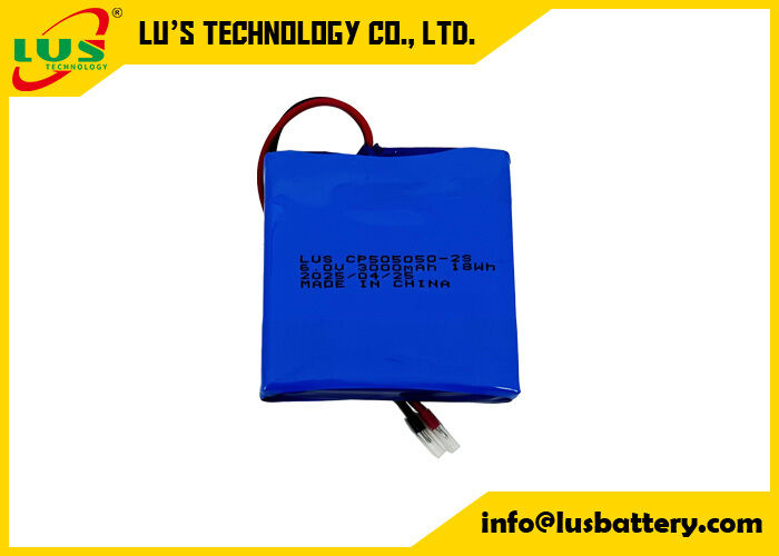Özel CP505050-2S 6V Birincil Poşet hücresi Pil 3000mah ince hücreli pil paketi OEM