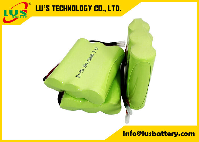 3.6 volt 1500mah şarj edilebilir pil AA boyutlu NIMH pil paketi 3.6V özel