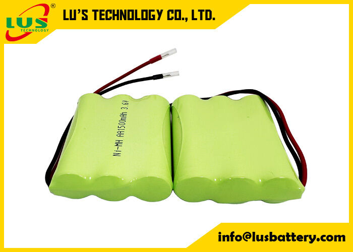 3.6 volt 1500mah şarj edilebilir pil AA boyutlu NIMH pil paketi 3.6V özel