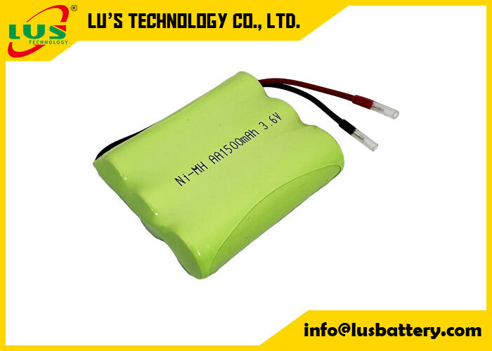 3.6 volt 1500mah şarj edilebilir pil AA boyutlu NIMH pil paketi 3.6V özel