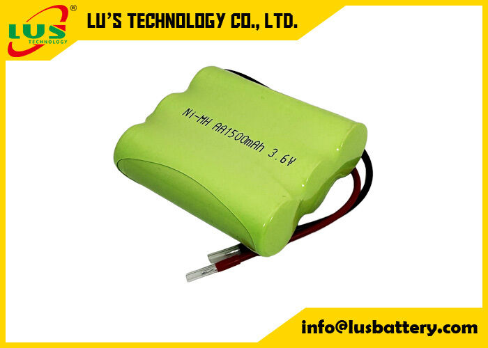 3.6 volt 1500mah şarj edilebilir pil AA boyutlu NIMH pil paketi 3.6V özel