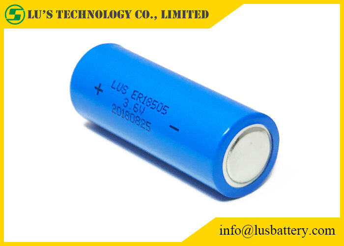 3.6V 4000mAh Lityum Birincil Pil ER18505 Li SoCl2 Lityum Pil Boyutu A ER18505