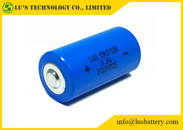 Yardımcı Ölçüm Lityum Tiyonil Klorür Hücre 30C Depolama ER17335 1900mah 3.6V
