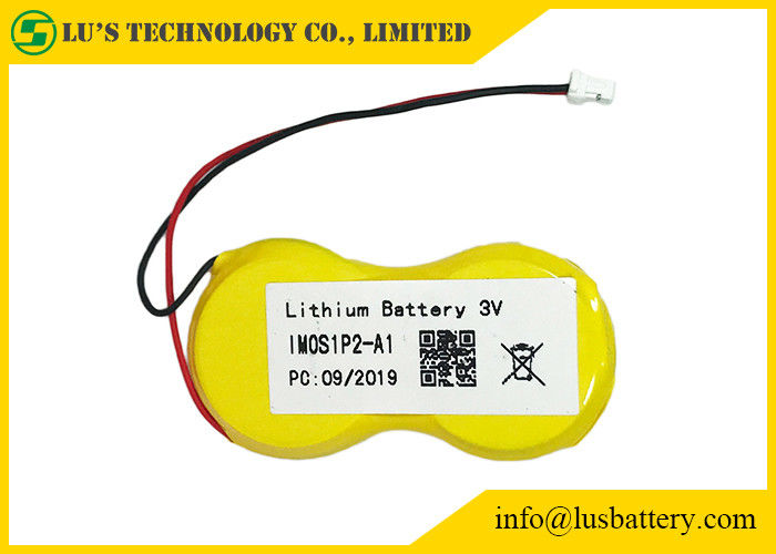 CR2450-2P Düğme Lityum Madeni Para Hücresi 1200mah 3.0v, Teller JST Konnektörlü