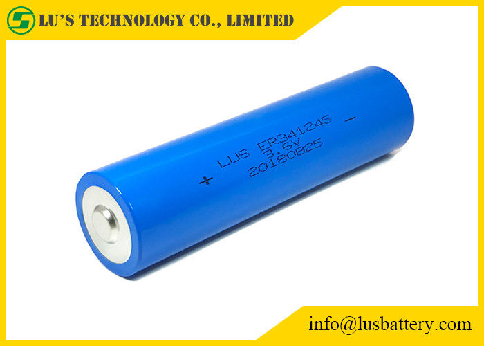 ER341245 3.6V 35AH DD Tipi Lityum Tiyonil Klorür Pil Uzun Çalışma Süresi