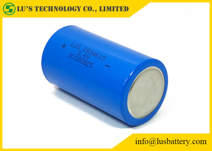 3.6V 13.0Ah Lityum Tiyonil Klorür Pil Yardımcı Ölçme Boyutu D Lisocl2 Pil