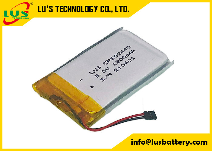 RTLS Ürünleri için 3.0V 1200mAh Lityum Mno2 Pil CP502440