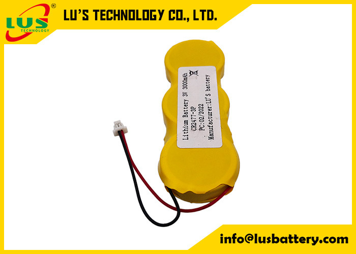 3v 3000mah Düğme Pil Paketi CR2477 3p Kablolu Konnektörlerle Paralel